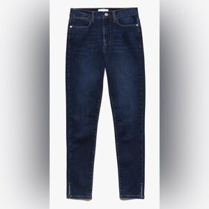 EUC Frame Le High Skinny Jean with Side Slit in Majesty SZ 27